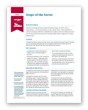 Scope of the Sector